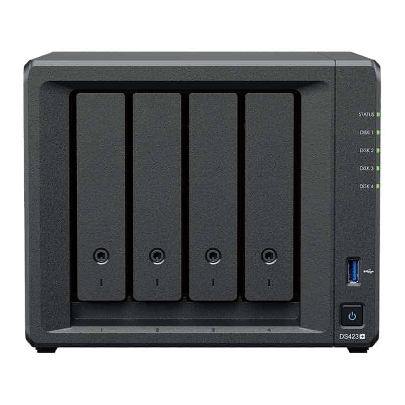 Synology 4 Bay DS423+ Desktop NAS Unit with 2 M.2 Slots